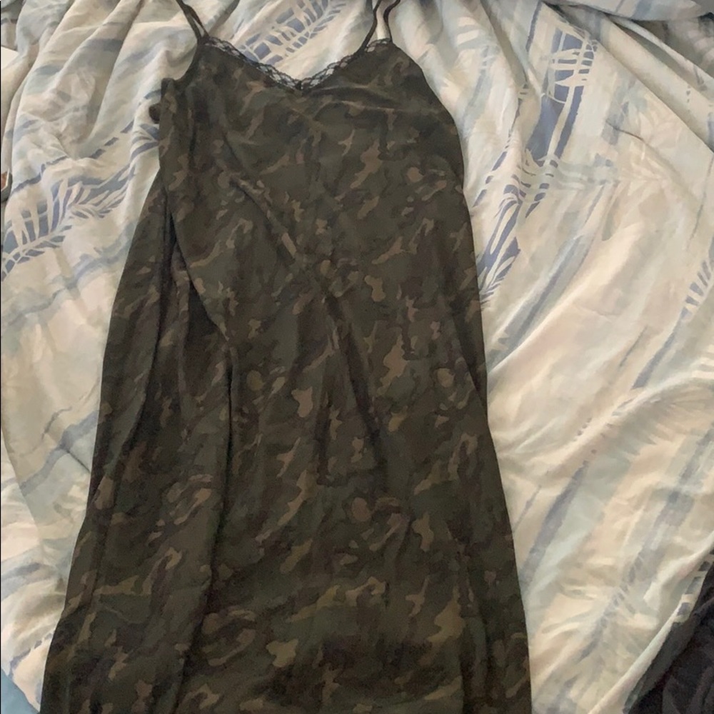 Wild Fable Camo Midi Slip Dress